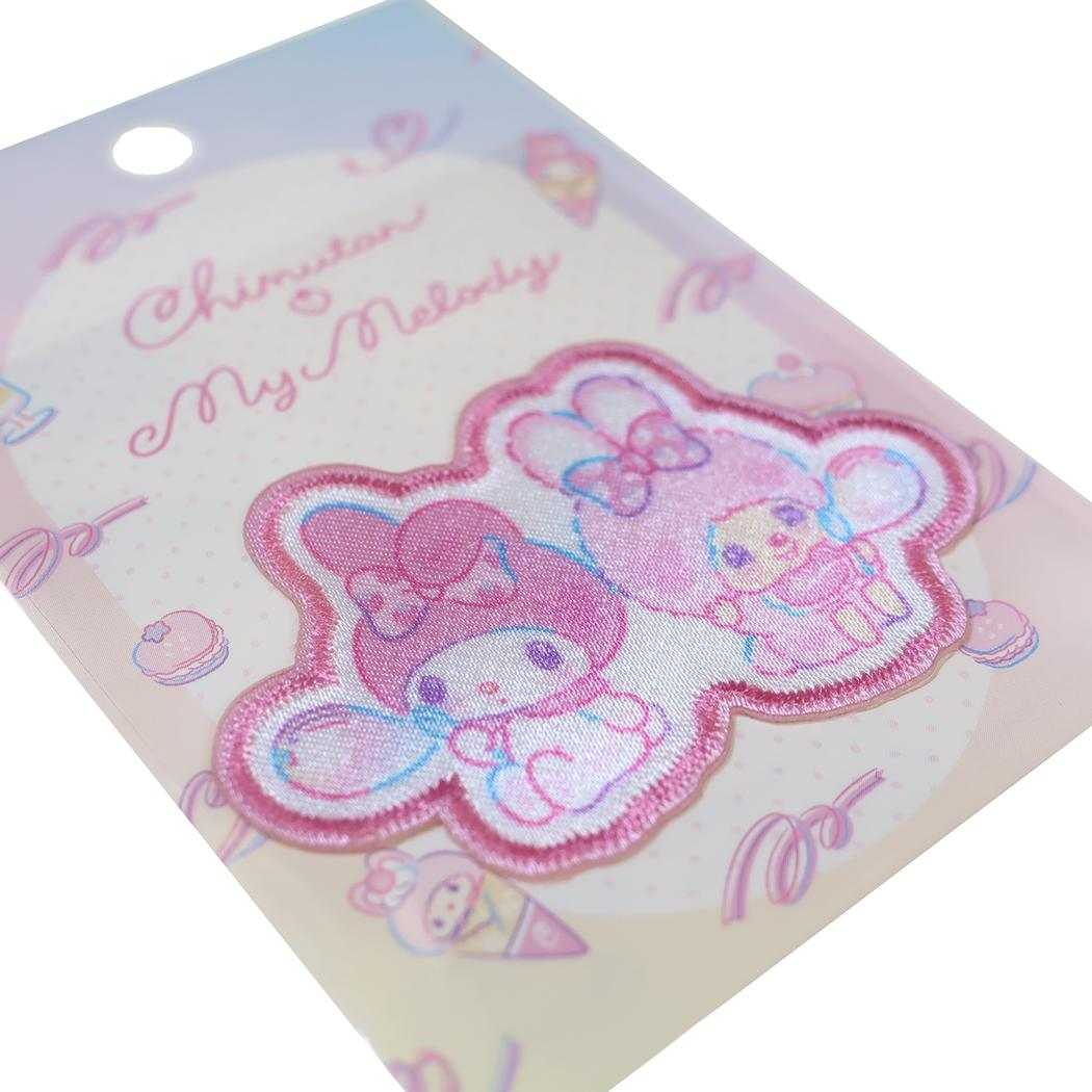モンチッチxサンリオキャラクターズ ワッペン アイロンパッチシール チムタンxマイメロ Sanrio パイオニア