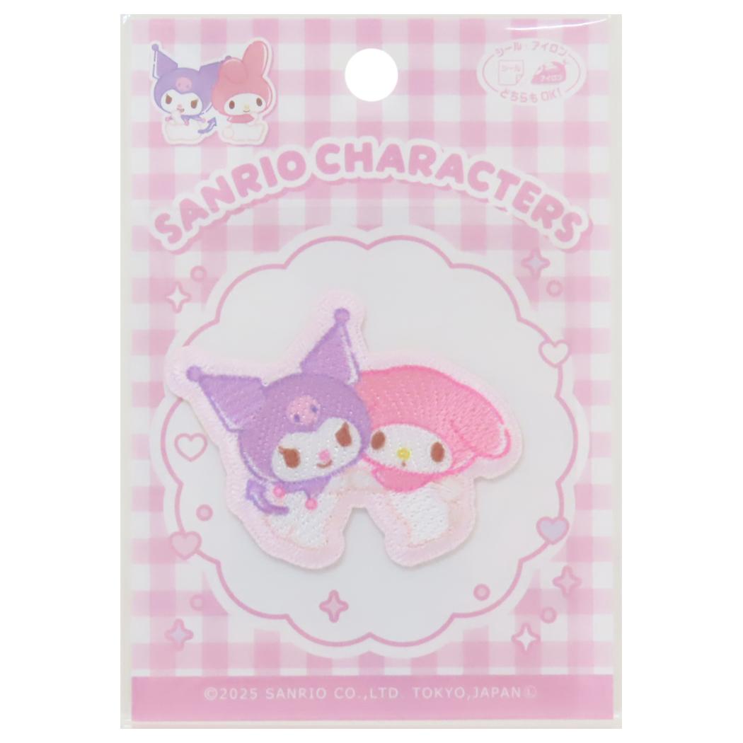 マイメロディ&クロミ アイロンパッチシール ワッペン サンリオ パイオニア 手芸用品 キャラクター グッズ メール便可 シネマコレクション