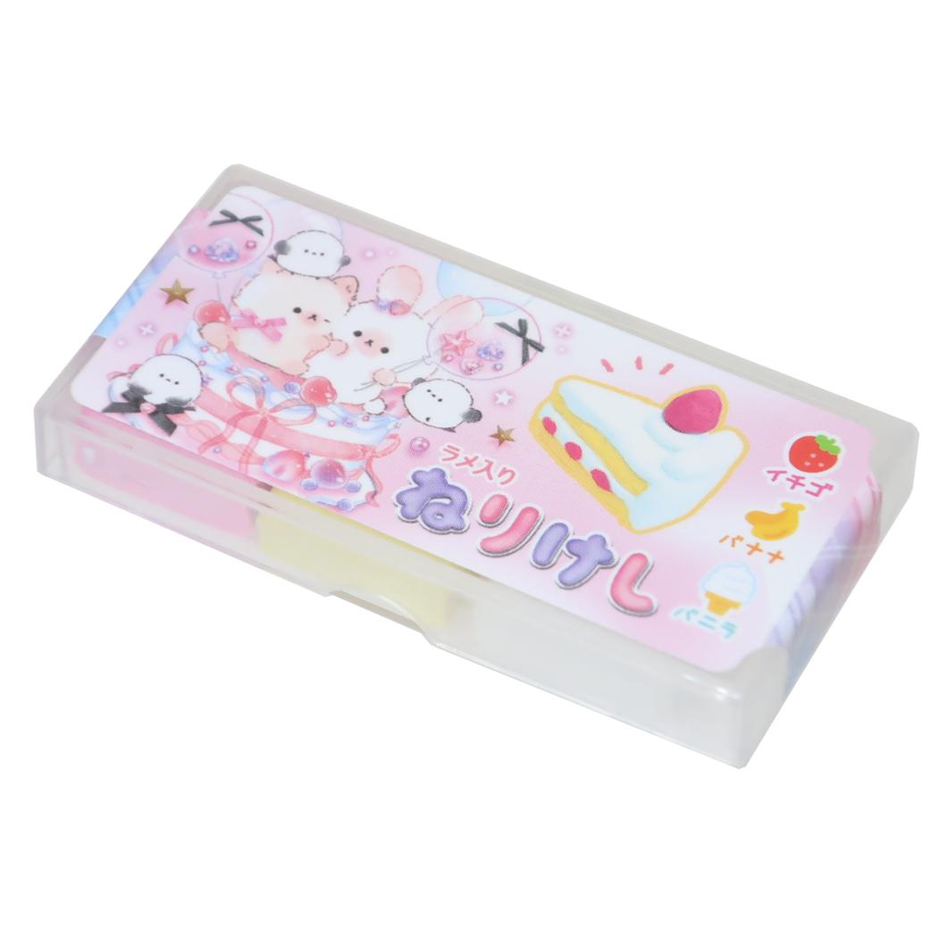 消しゴム ラメ入りねりけし スイートピンクタイム クーリア 新学期準備文具 かわいい グッズ メール便可 シネマコレクション