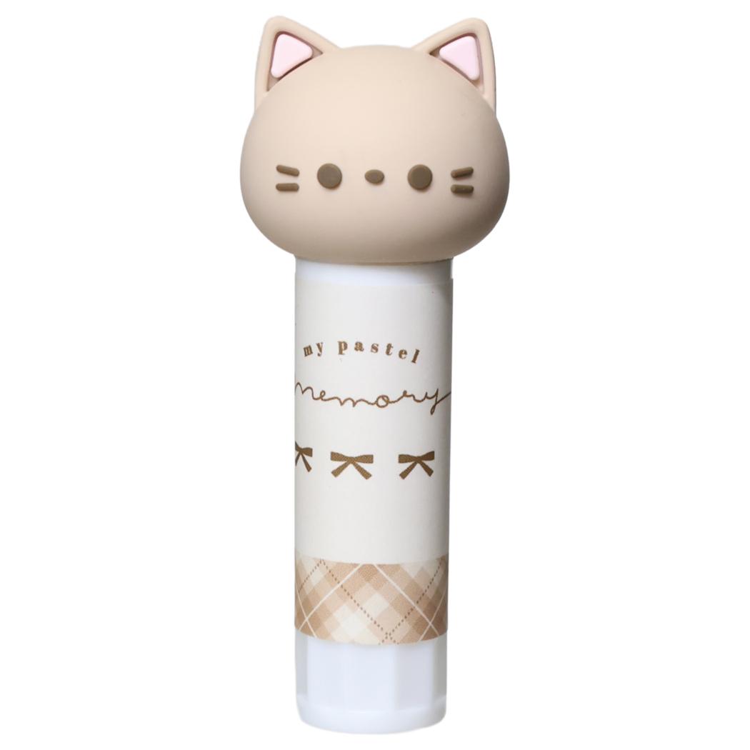 おててコレクション Otete Collection 糊 マスコット付きスティックのり マイパステルメモリー ねこ クーリア 新学期準備文具 小学生 中学生 高校生 グッズ シネマコレクション