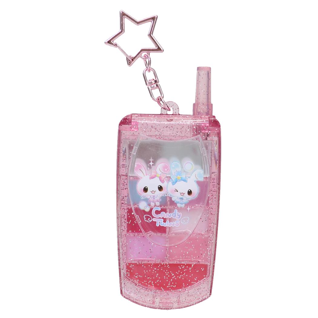 キッズコスメ ガラケーチャームリップ キャンディツインズ クーリア プレゼント 女の子 コスメ雑貨 グッズ メール便可 シネマコレクション