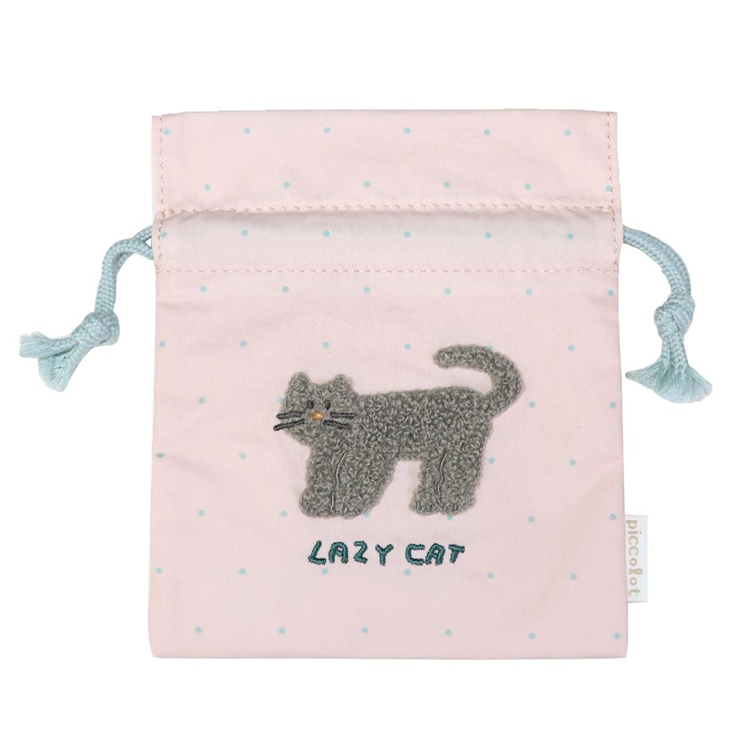 ピッコロット 巾着袋 ミニ巾着 ねこ クーリア 小物入れ かわいい グッズ メール便可 シネマコレクション