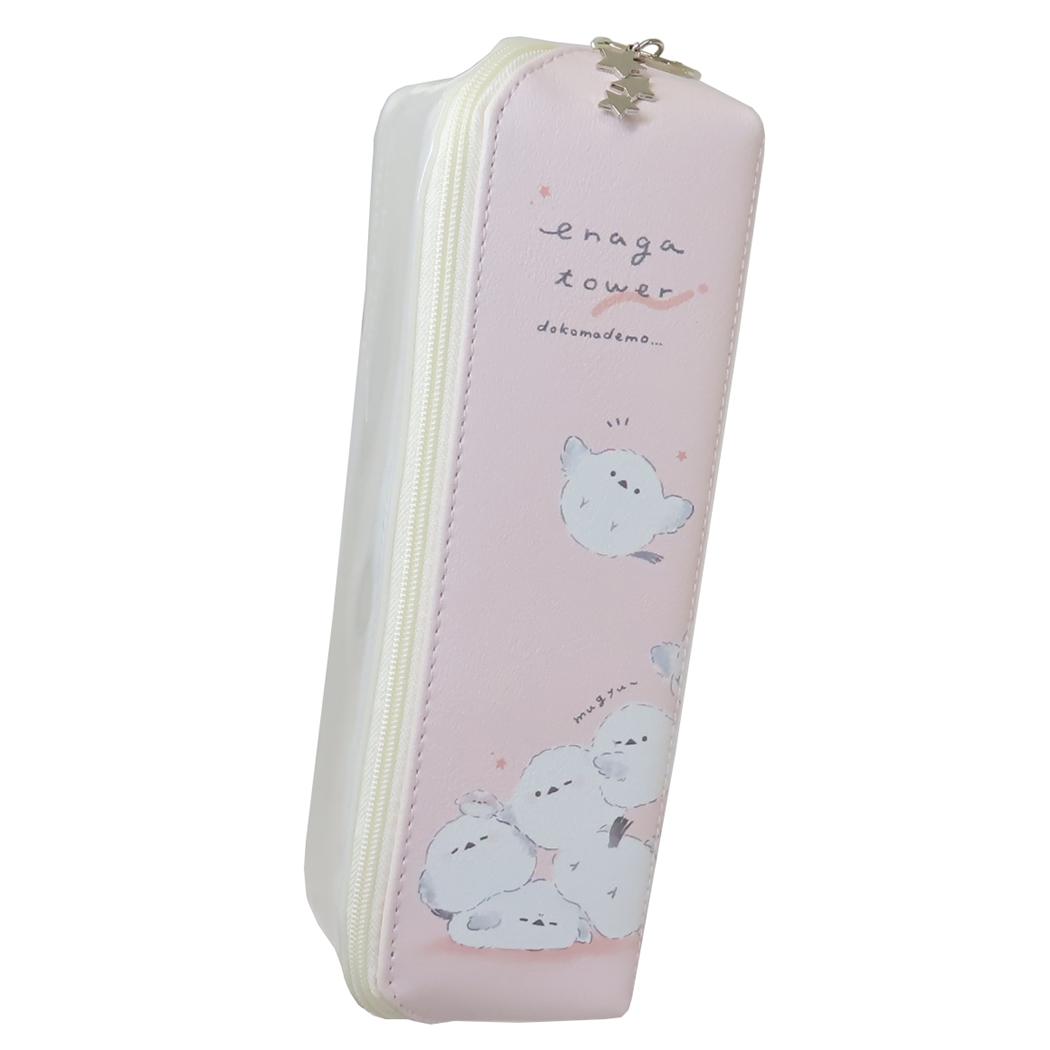 ペンケース オープントレーペンポーチ エナガタワー 新入学 クーリア 筆箱 新学期準備文具 かわいい グッズ シネマコレクション