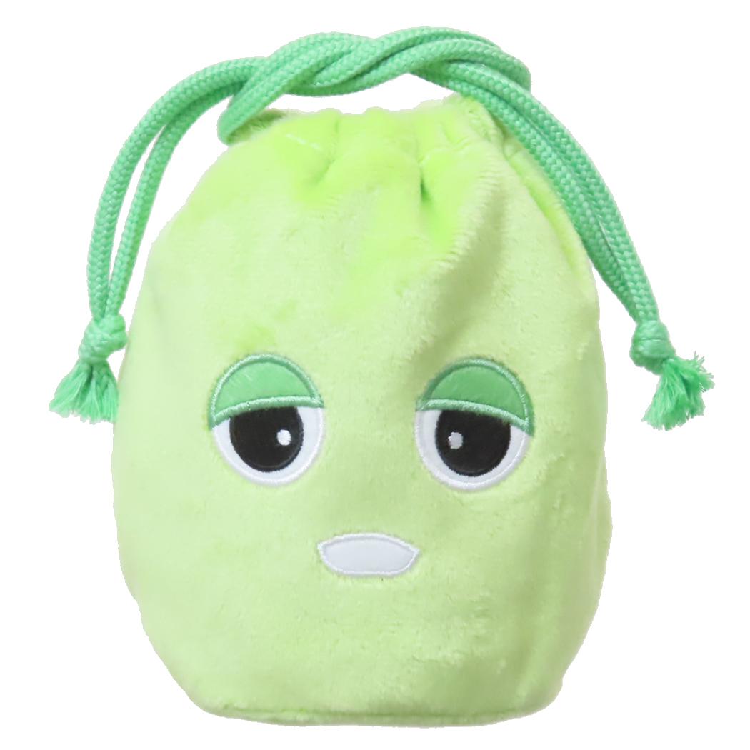 ガチャピン&ムック 巾着袋 ぬいぐるみ巾着 ガチャピン クーリア 小物入れ きんちゃくポーチ キャラクター グッズ メール便可 シネマコレクション