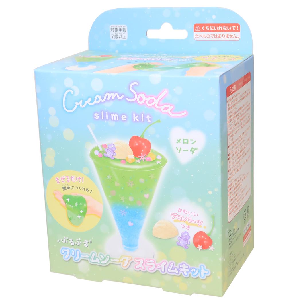 おもちゃ クリームソーダスライムキット メロンソーダ クーリア スライム 工作 ハンドメイドグッズ グッズ シネマコレクション