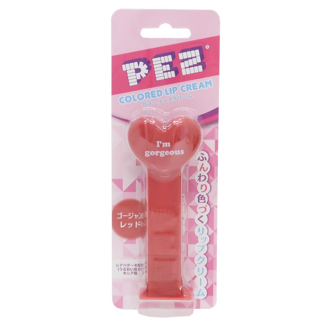 PEZコスメ雑貨カラーリップクリームゴージャスレッドレイスリップスティックキャラクターグッズシネマコレクション