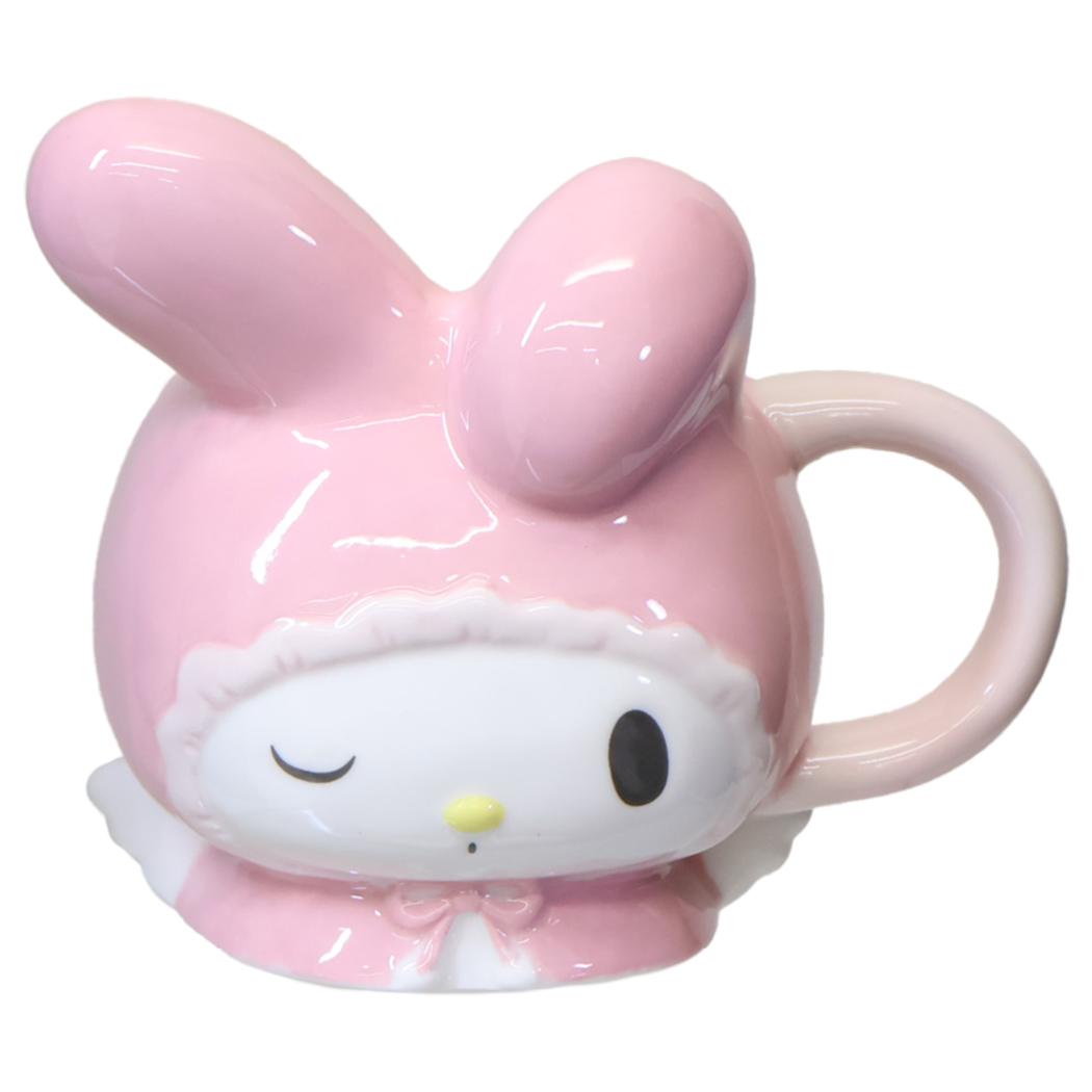 マイメロディ マグカップ フェイスマグ 350ml ホワイトエンジェル サンリオ サンアート かわいい 食器 キャラクター グッズ シネマコレクション
