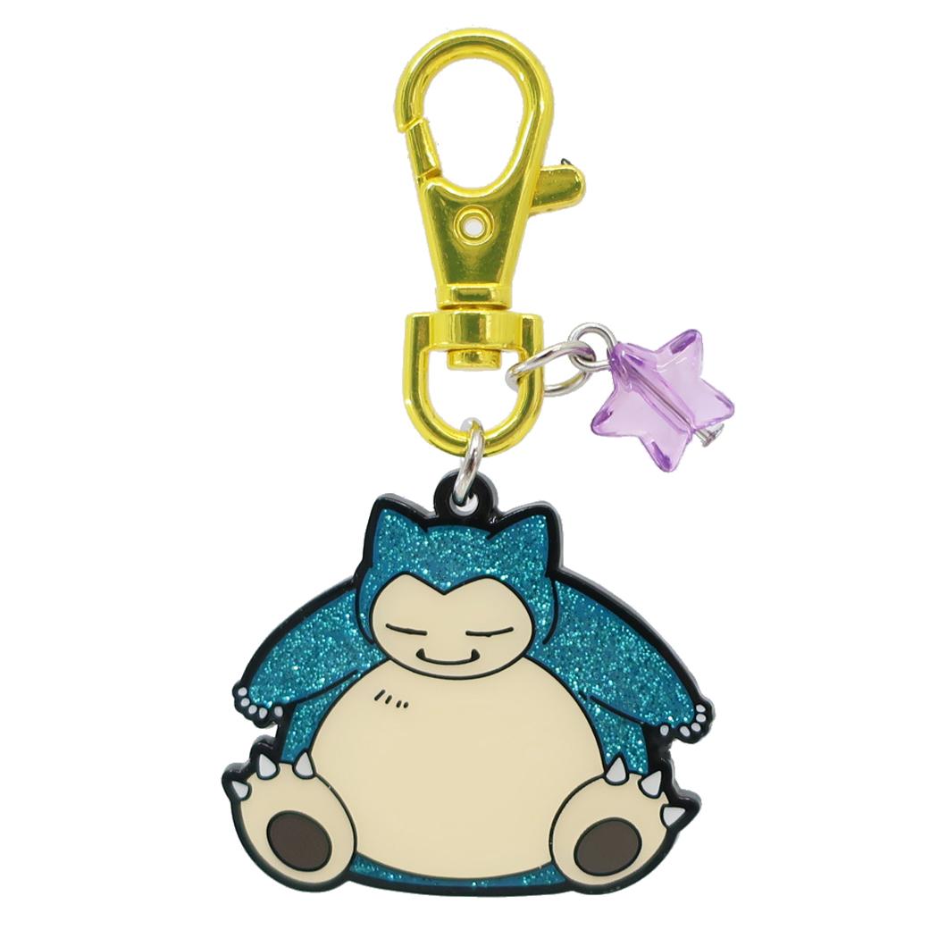 ポケットモンスター キーホルダー キラキラメタルキーチェーン カビゴン ポケモン エスケイジャパン プレゼント キャラクター グッズ メール便可 シネマコレクション