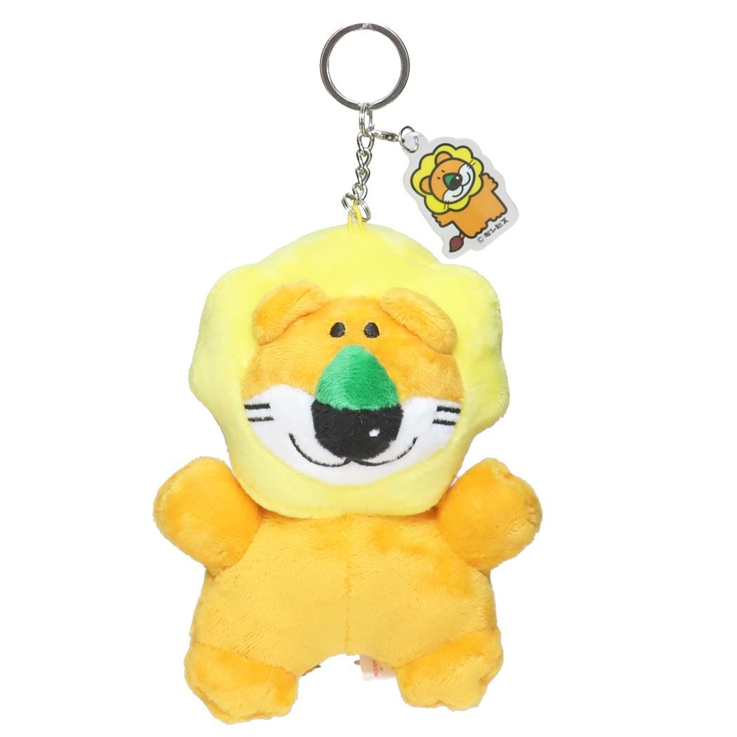 たべっ子どうぶつ マスコット ぬいぐるみKR キーホルダー らいおん アクリルパーツ ギンビス エスケイジャパン プレゼント キャラクター グッズ シネマコレクション