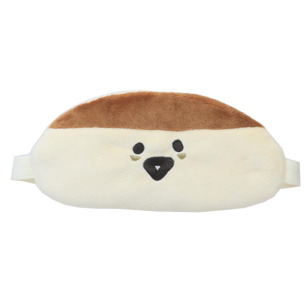 お文具といっしょ 旅行用品 アイマスク 寝不足でクマができたプリンさん エスケイジャパン トラベル雑貨 キャラクター グッズ メール便可 シネマコレクション