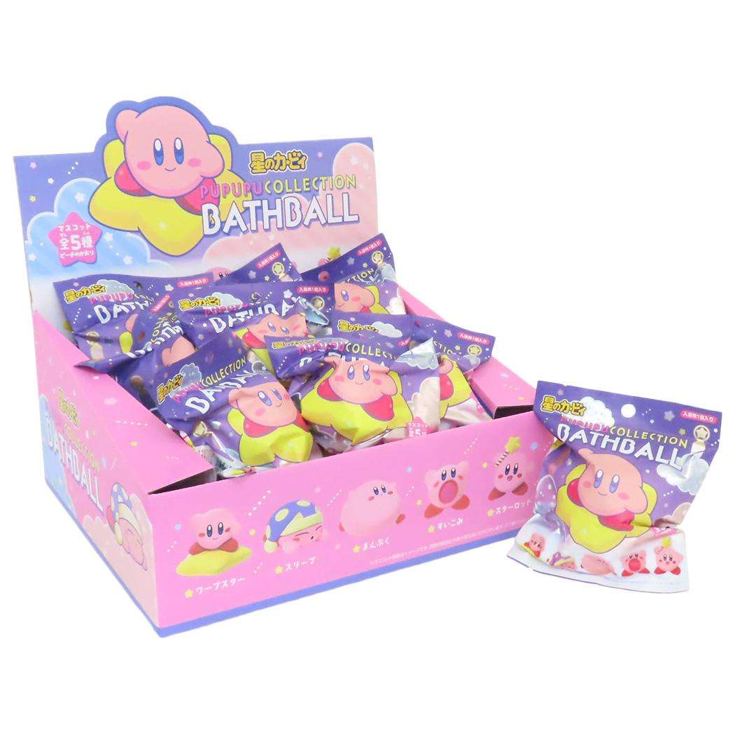 星のカービィ 入浴剤 PUPUPUコレクションバスボール 全5種 24個入セット エスケイジャパン 子供とお風呂 おもしろ雑貨 まとめ買い キャラクター グッズ シネマコレクション