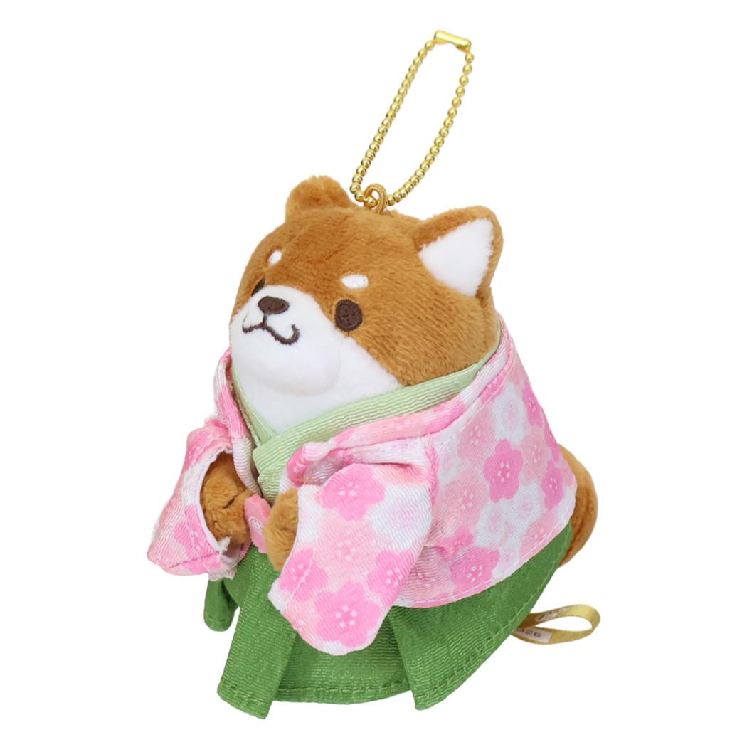忠犬もちしば マスコット ぬいぐるみボールチェーン おかか袴 いぬ エスケイジャパン プレゼント キャラクター グッズ シネマコレクション