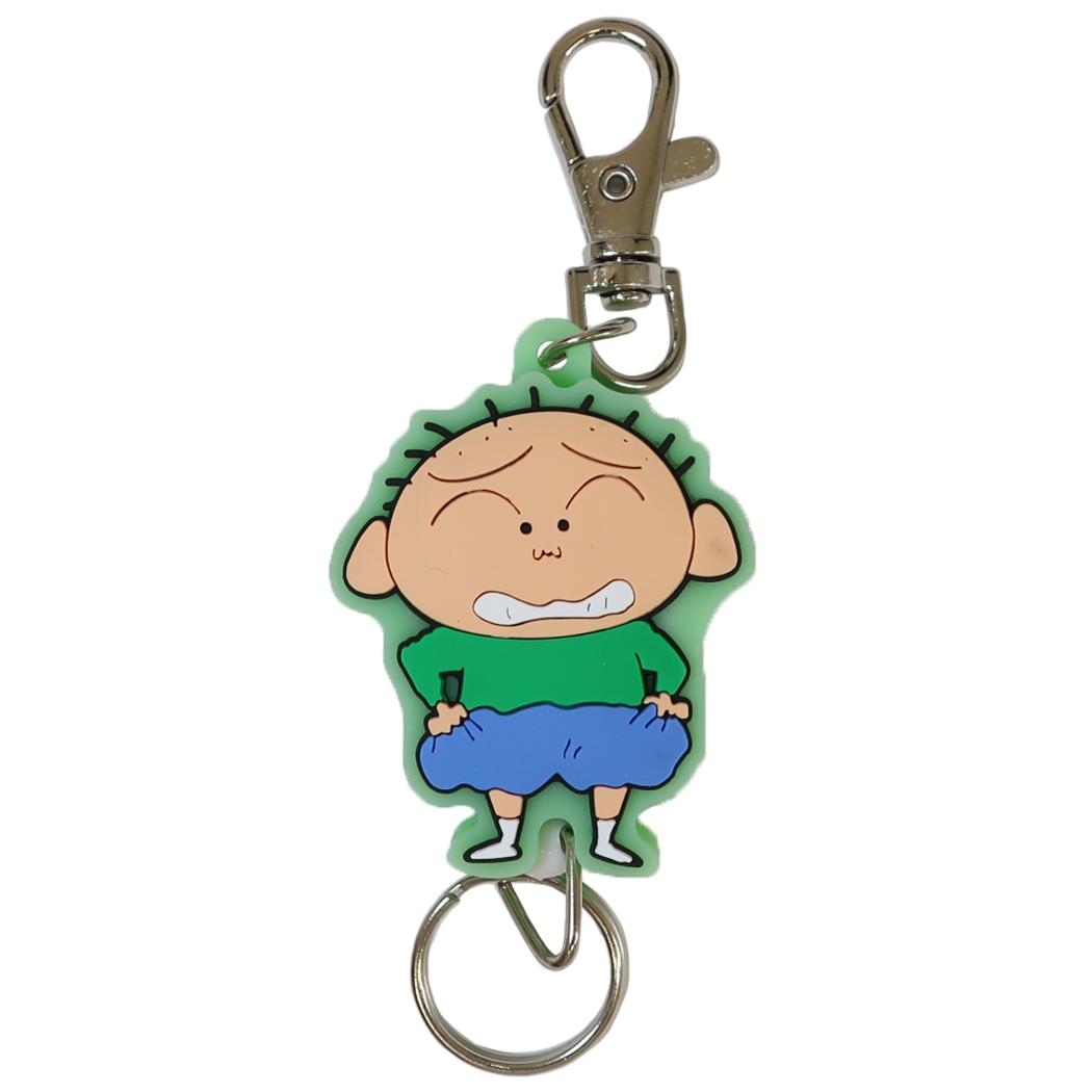 クレヨンしんちゃん キーリング ラバーリールキーホルダー ベイビーマサオくん エスケイジャパン 鍵ホルダー アニメキャラクター グッズ メール便可 シネマコレクション