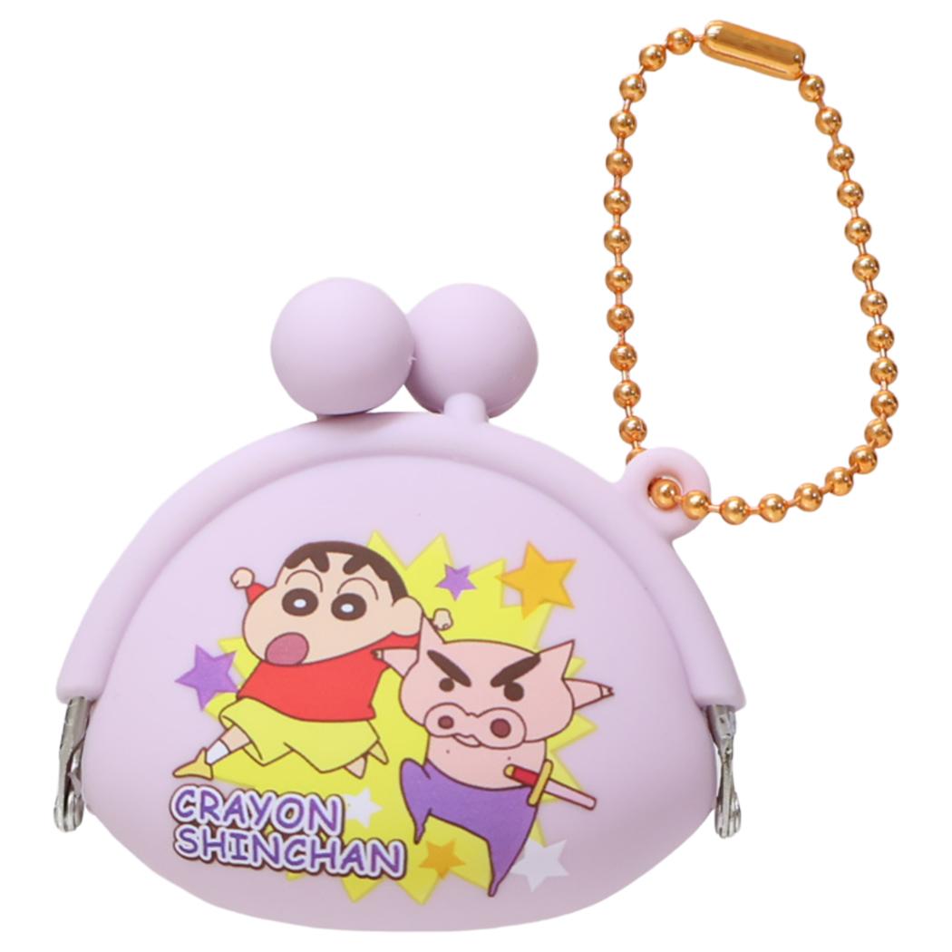 クレヨンしんちゃん 小銭入れ シリコンミニがまぐちポーチ ブリブリ ティーズファクトリー 小物入れ アニメキャラクター グッズ メール便可 シネマコレクション