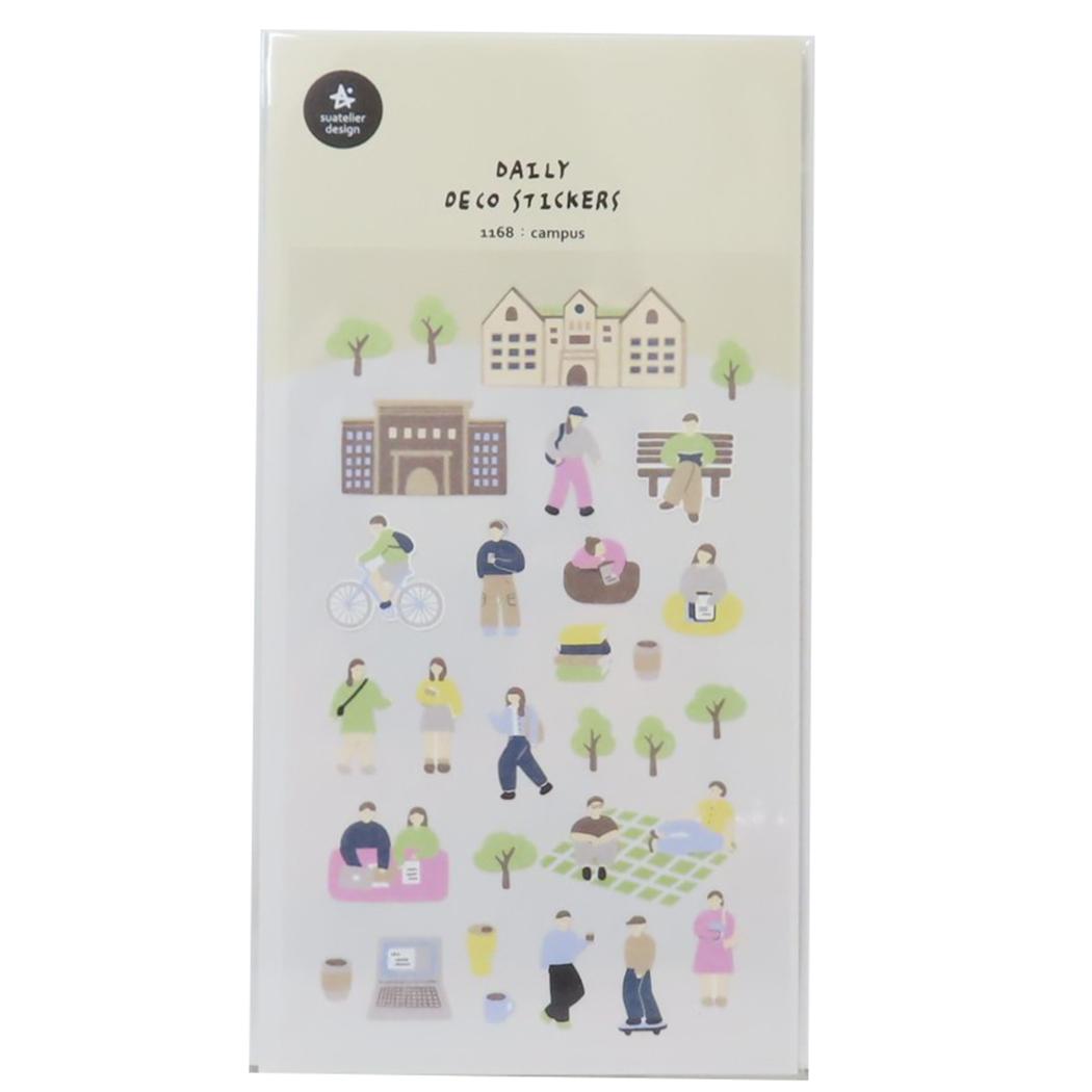 シールシート スワテリエステッカー campus S&C デコレーション DECOシール かわいい グッズ メール便可 シネマコレクション