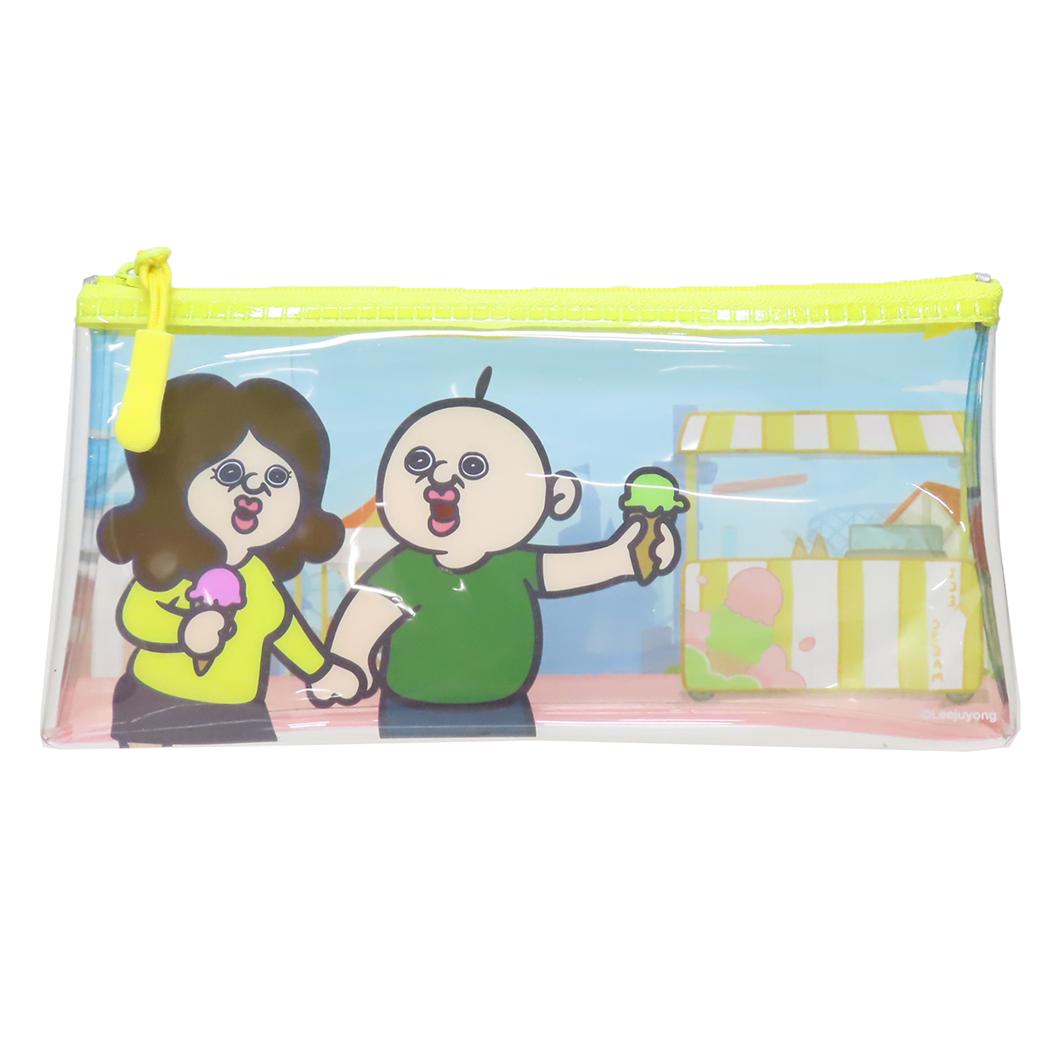 パンパンくんの日常 ペンケース ペンポーチ オクジ S&C 筆箱 新学期準備文具 キャラクター グッズ メール便可 シネマコレクション