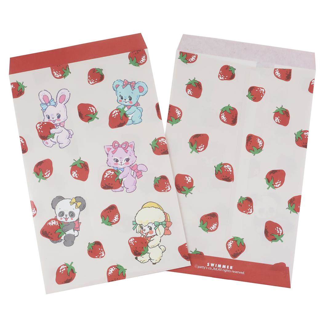 スイマー ラッピング用品 ラッピング 平袋 8枚入り いちご SWIMMER S&C プレゼント キャラクター グッズ メール便可 シネマコレクション