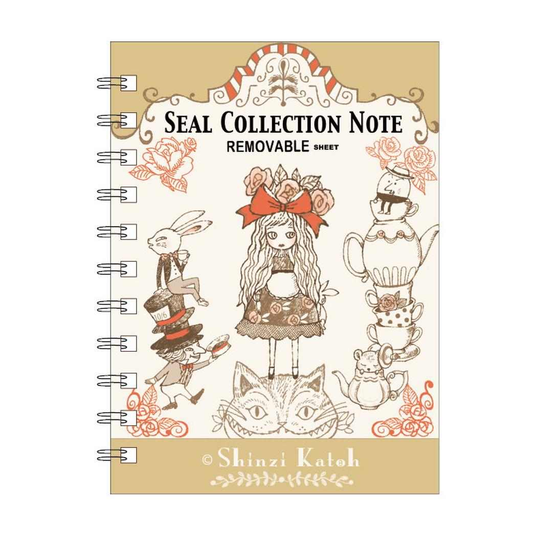 シンジカトウ シール帳 シール手帳 アリス シール堂印刷 文房具 ステーショナリー かわいい プレゼント キャラクター グッズ メール便可 シネマコレクション