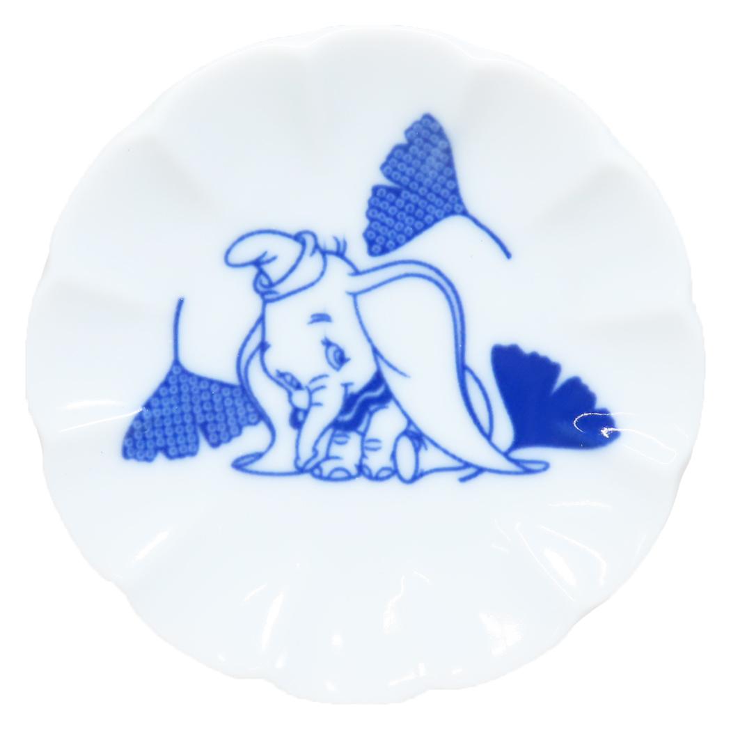 ダンボ 小皿 豆皿 ディズニー 三郷陶器 小粋染付 キャラクター グッズ メール便可 シネマコレクション