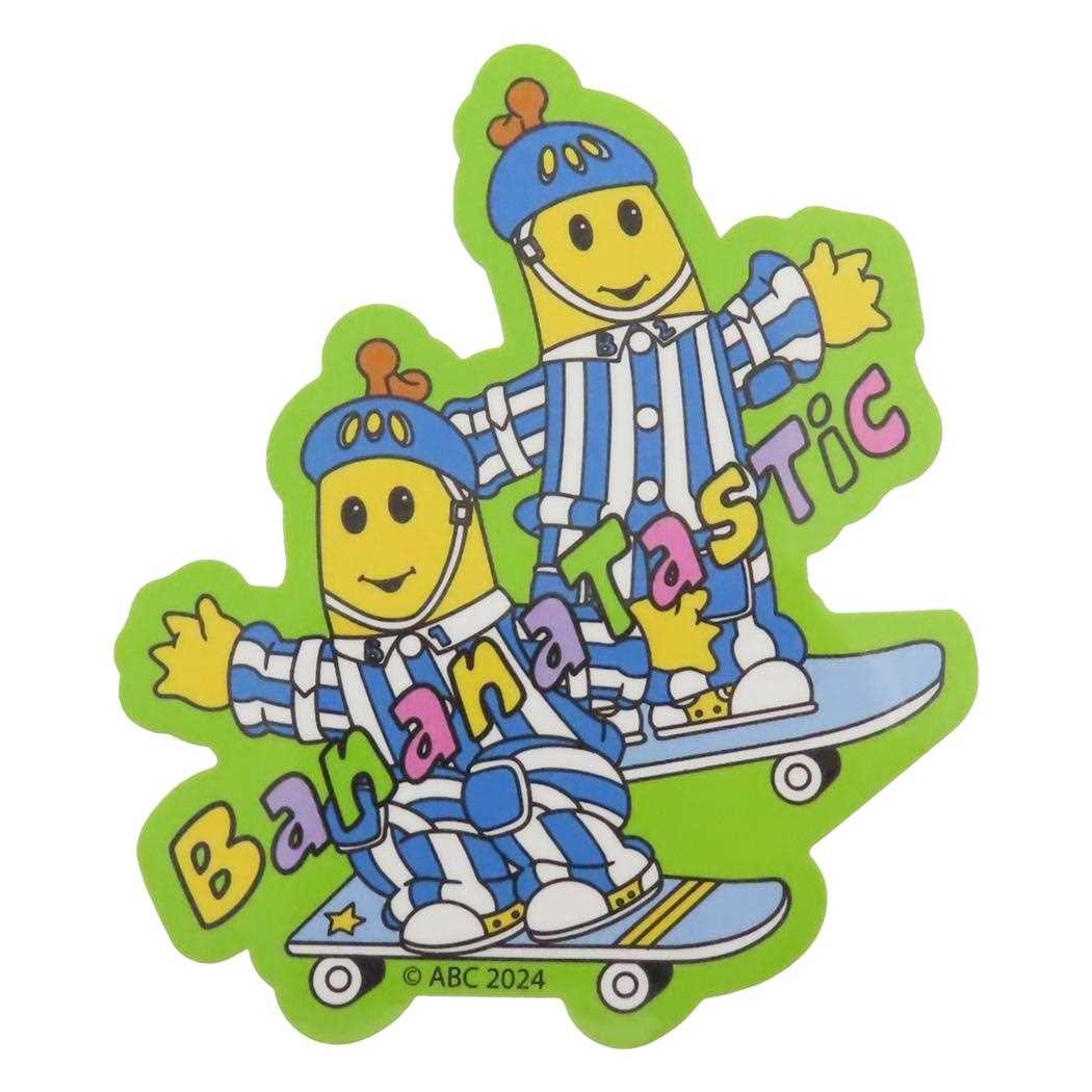 バナナインパジャマ ダイカットシール キャラクターステッカー スケートボード スモールプラネット ダイカットビニールステッカー デコシール 耐水性 キャラクター グッズ メール便可 シネマコレクション