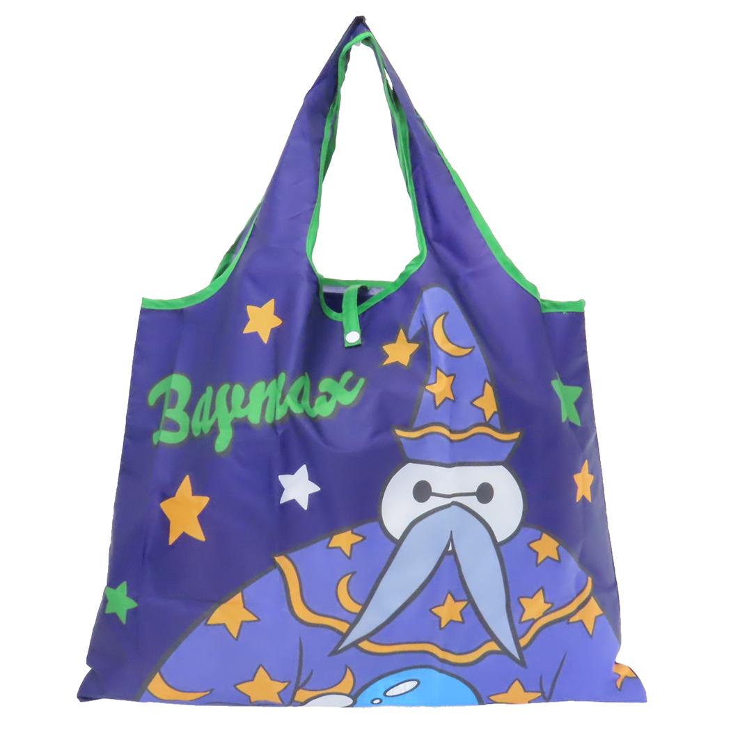 ベイマックス エコバッグ ショッピングバッグ パープル ディズニー スモールプラネット お買い物かばん キャラクター グッズ メール便可 シネマコレクション