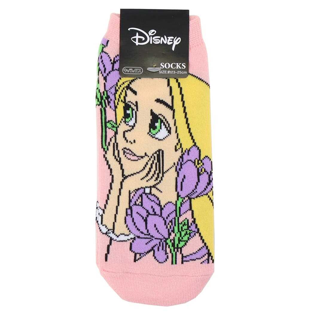 塔の上のラプンツェル 女性用靴下 レディースソックス ラプンツェル フラワー ディズニープリンセス スモールプラネット キャラックス 大人向け キャラクター グッズ メール便可 シネマコレクション
