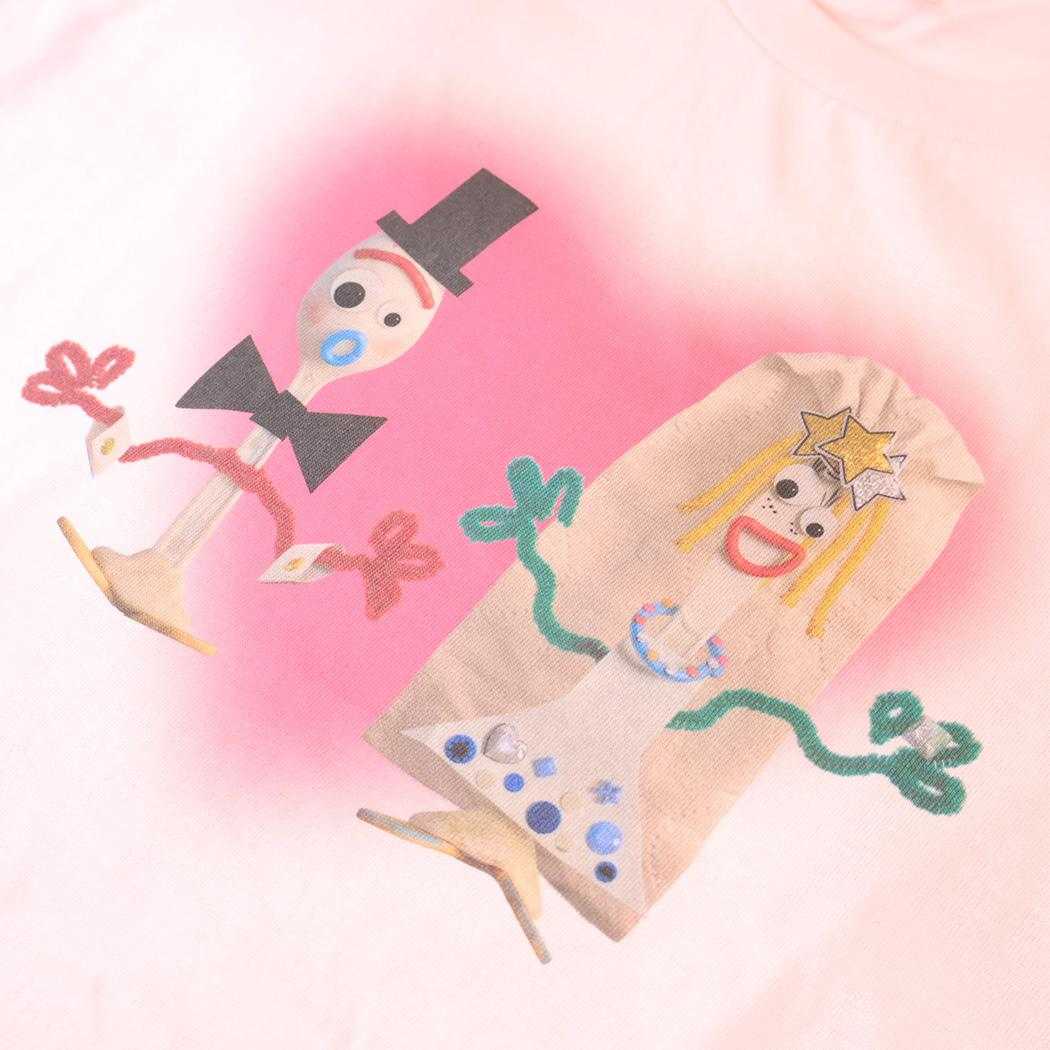 トイストーリー5 Tシャツ T-SHIRTS フォーキー&カレン L ディズニー スモールプラネット