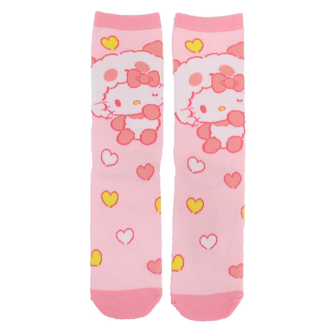 ハローキティ 女性用靴下 レディースハイソックス パンダ サンリオ スモールプラネット キャラックス 女の子 キャラクター グッズ メール便可 シネマコレクション