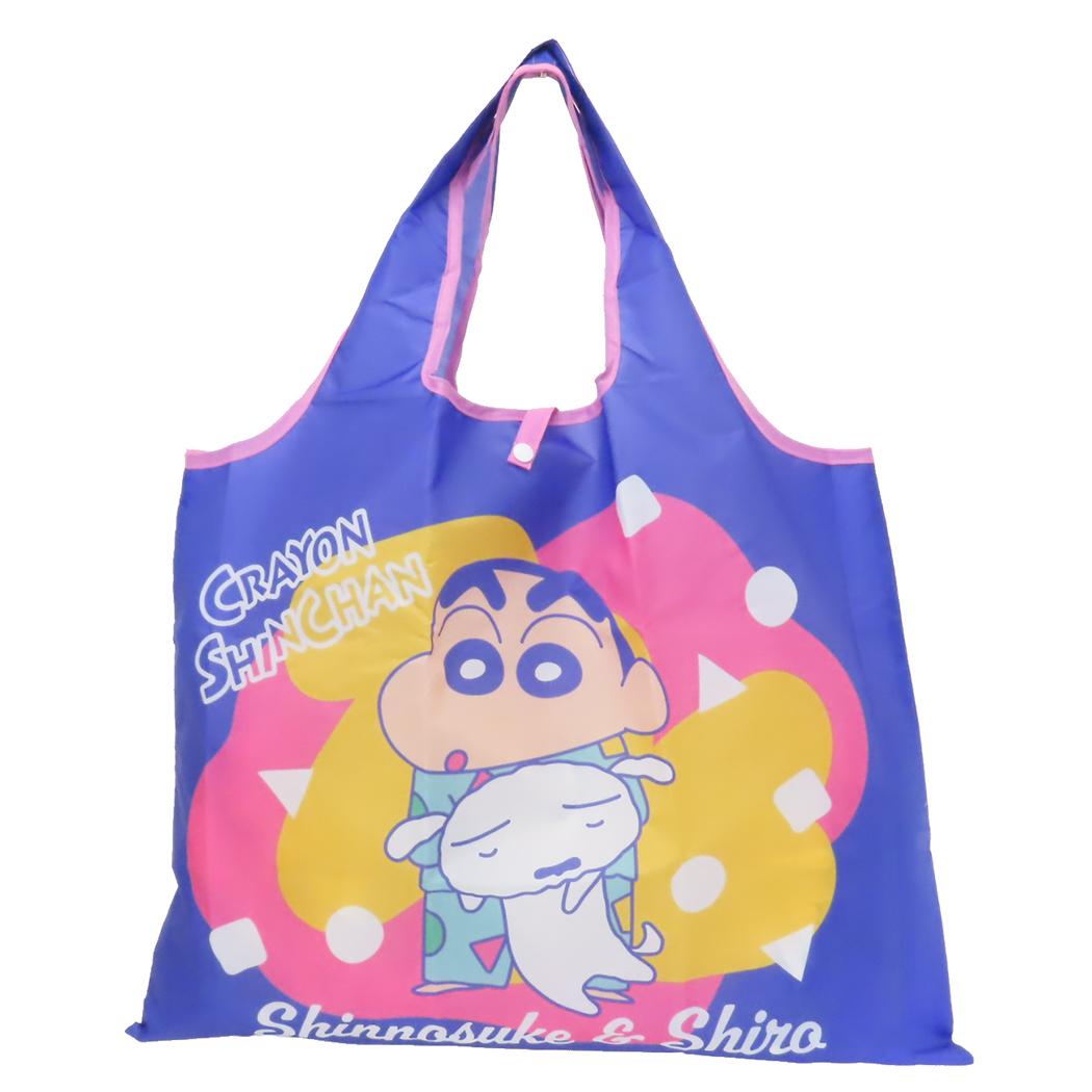 クレヨンしんちゃん エコバッグ ショッピングバッグ パジャマ PU スモールプラネット お買い物かばん アニメキャラクター グッズ メール便可 シネマコレクション