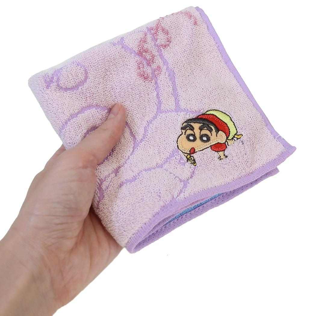 クレヨンしんちゃん ハンドタオル ミニタオル らくがき スモールプラネット