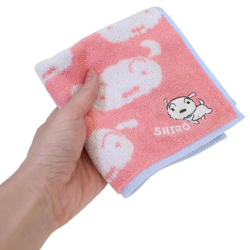 クレヨンしんちゃん ハンドタオル ミニタオル シロ PK スモールプラネット