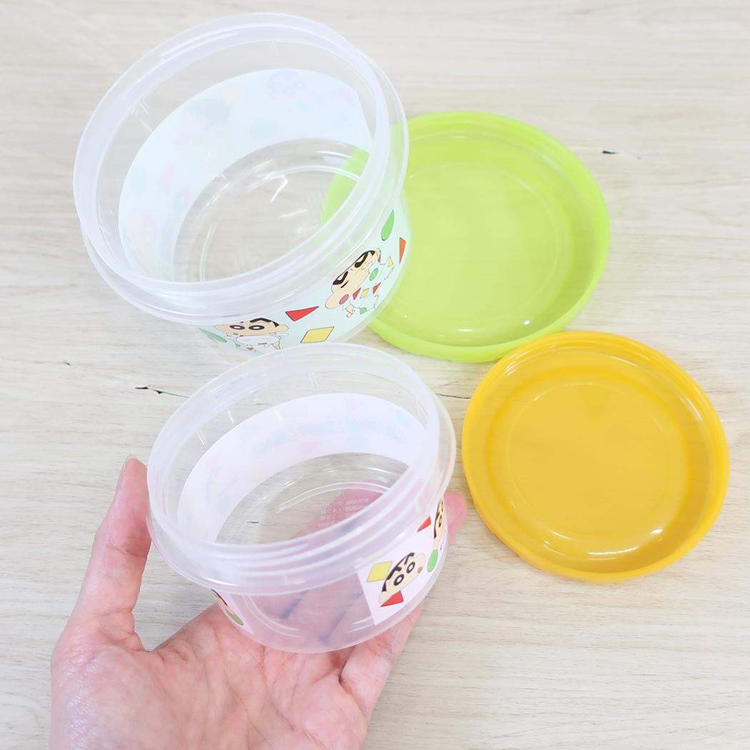 クレヨンしんちゃん 食品保存容器 ラウンドコンテナ L&M パジャマ スモールプラネット