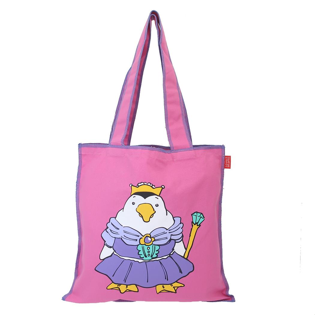 ラブリーフレンズ トートバッグ パイピングトートバッグ ドレスペンギン スモールプラネット 手提げかばん かわいい グッズ メール便可 シネマコレクション
