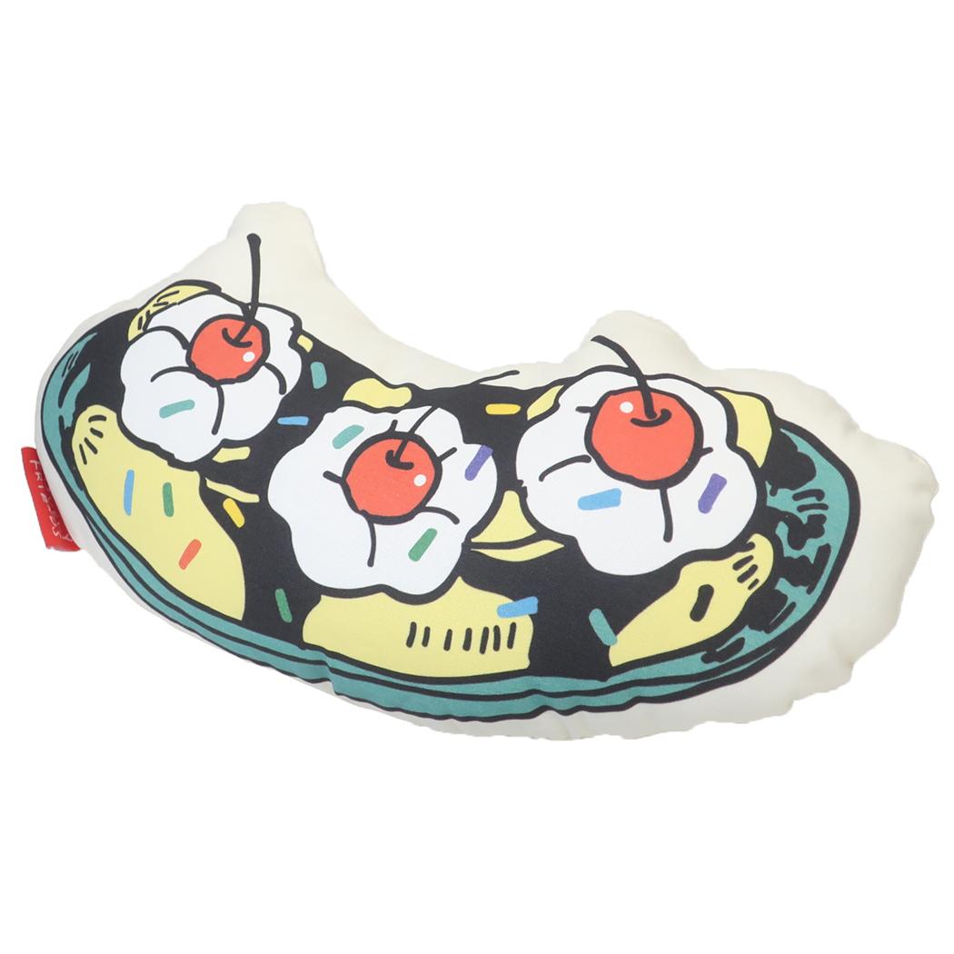 ラブリーフレンズ クッション ダイカットクッション バナナスプリット スモールプラネット インテリア かわいい グッズ シネマコレクション