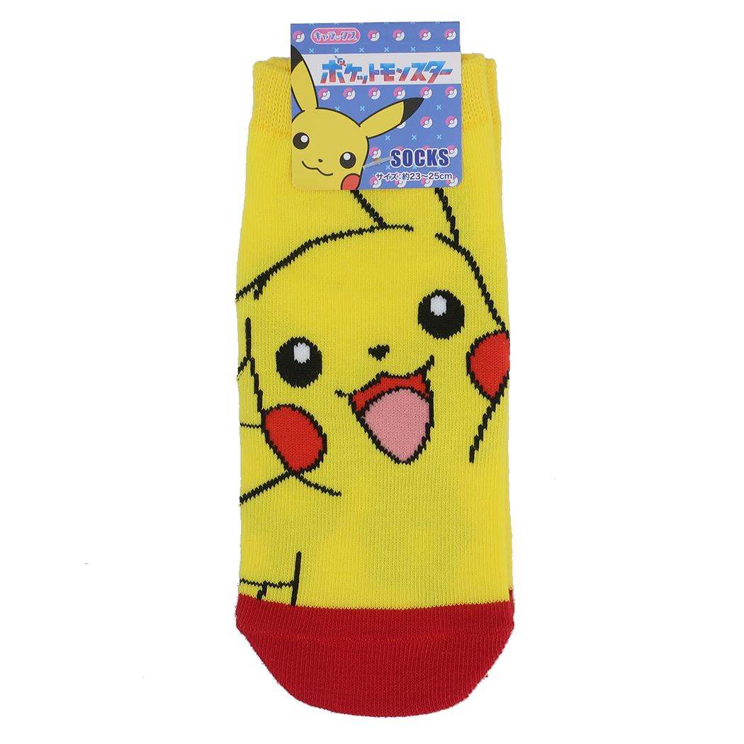 ポケットモンスター 女性用靴下 レディースソックス ピカチュウタッチ ポケモン スモールプラネット キャラックス キャラクター グッズ メール便可 シネマコレクション