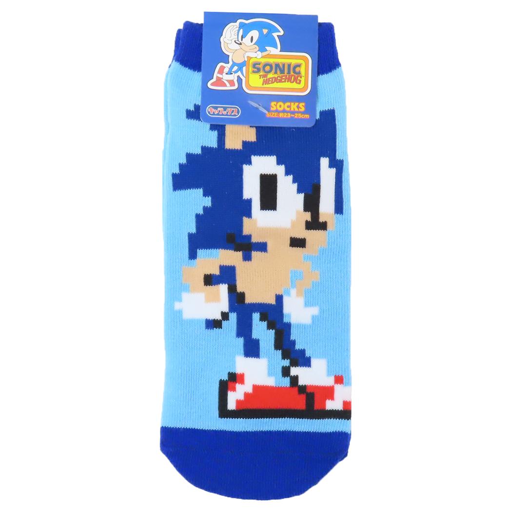 ソニック ザ ヘッジホッグ 女性用靴下 レディースソックス ソニック 立ち スモールプラネット かわいい キャラックス キャラクター グッズ メール便可 シネマコレクション