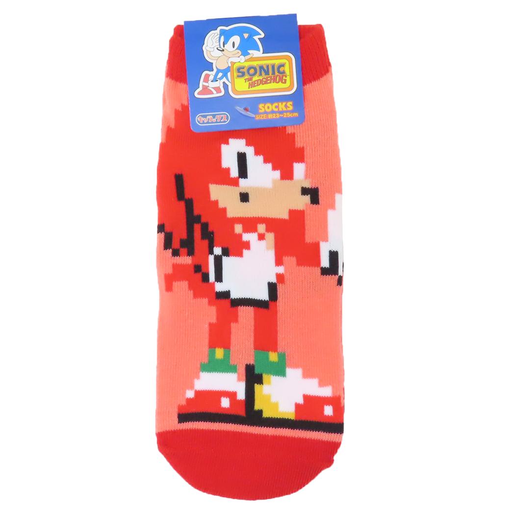ソニック ザ ヘッジホッグ 女性用靴下 レディースソックス ナックルズ スモールプラネット かわいい キャラックス キャラクター グッズ メール便可 シネマコレクション