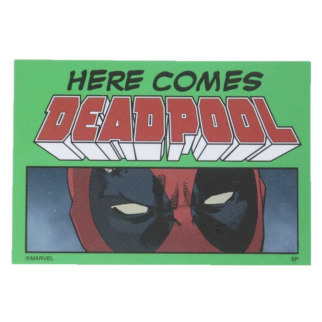 デッドプール ダイカットシール キャラクターステッカー GR MARVEL スモールプラネット ダイカットビニールステッカー デコシール 耐水性 キャラクター グッズ メール便可