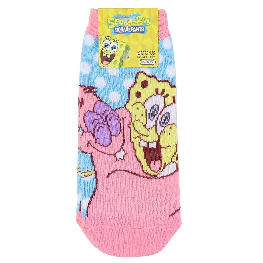 スポンジボブ 女性用靴下 レディースソックス パトリック スモールプラネット キャラックス 大人向け キャラクター グッズ メール便可 シネマコレクション