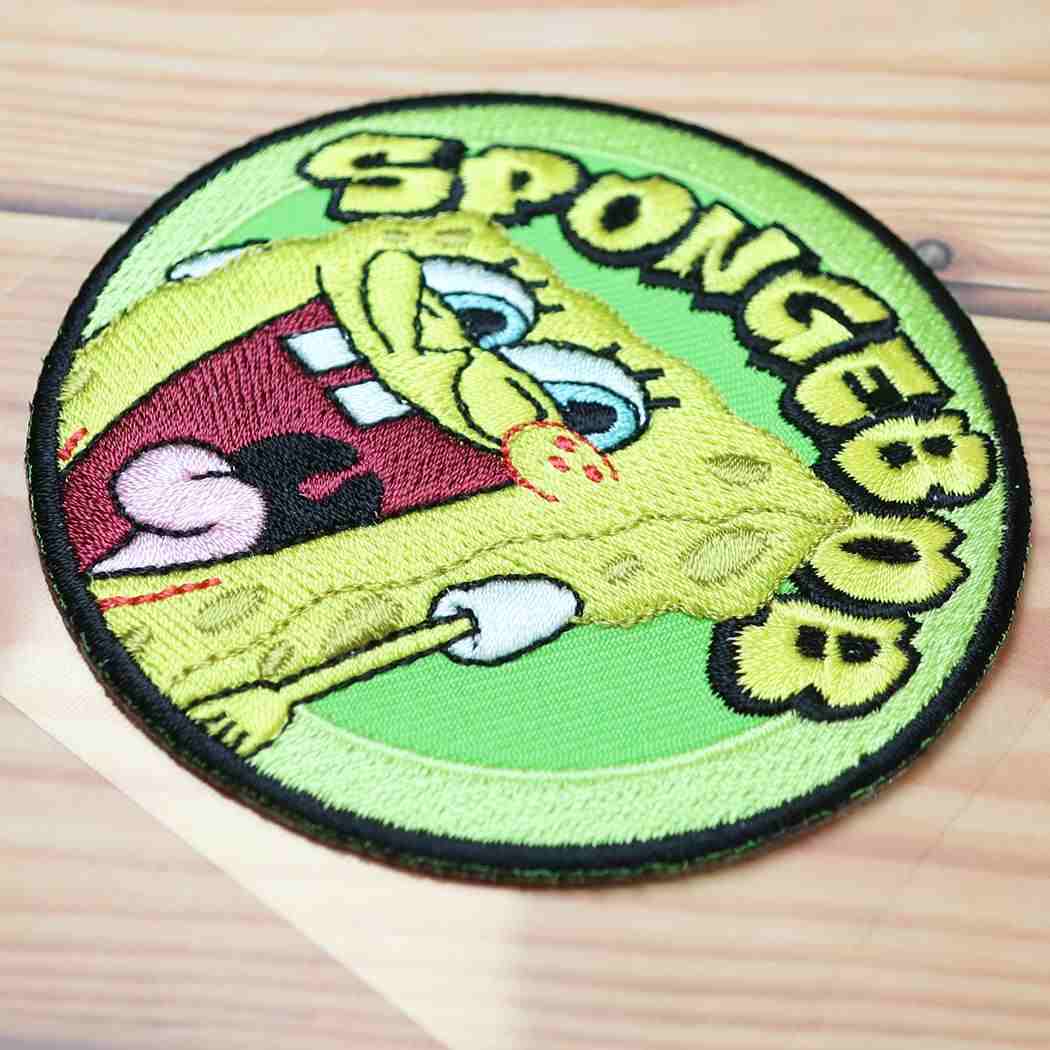 スポンジボブ ワッペン アイロンパッチ GR スモールプラネット