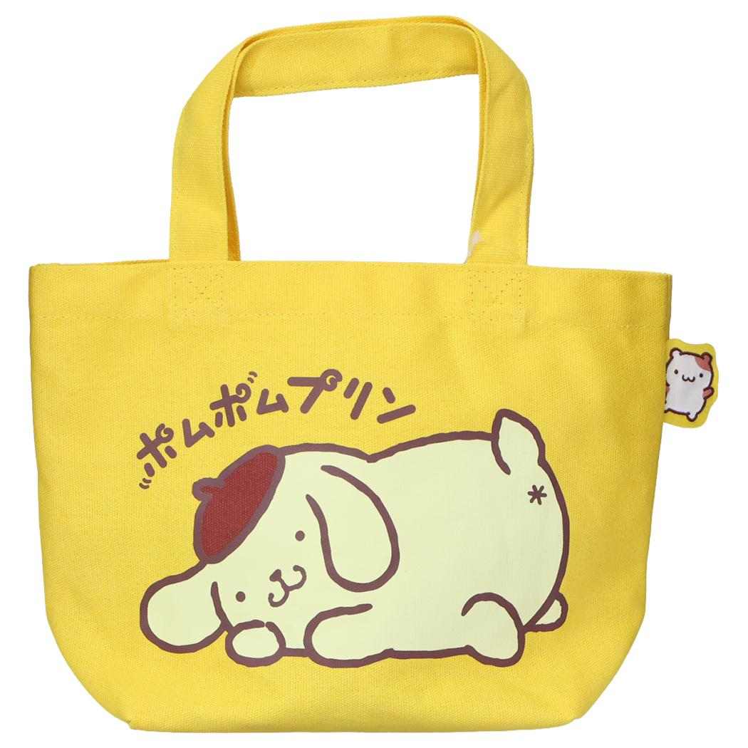 ポムポムプリン ランチバッグ カラーマチ付バッグ おしり サンリオ スモールプラネット マチ付き お弁当かばん キャラクター グッズ メール便可 シネマコレクション