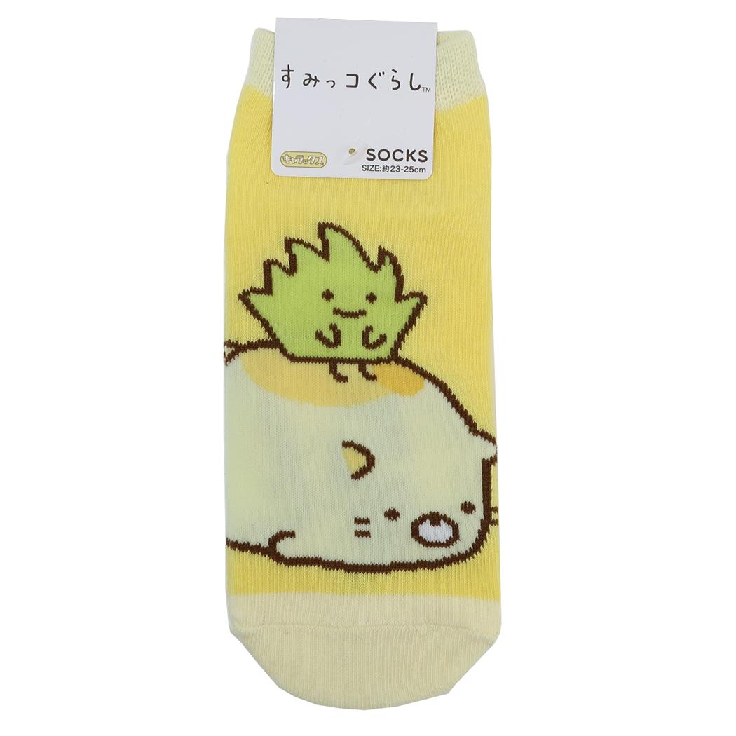 すみっコぐらし 靴下レディース キャラックス ねこ ざっそう サンエックス スモールプラネット 大人向け キャラクター グッズ メール便可 シネマコレクション