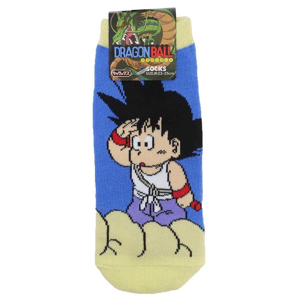 ドラゴンボール 女性用靴下 キャラックス レディースソックス 孫悟空と筋斗雲 スモールプラネット 大人向け アニメキャラクター グッズ メール便可 シネマコレクション