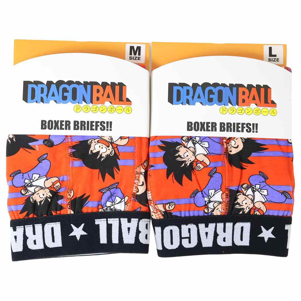 ドラゴンボール 男性用下着 ボクサーブリーフ 孫悟空 ポーズいろいろ M/L L DRAGON BALL スモールプラネット