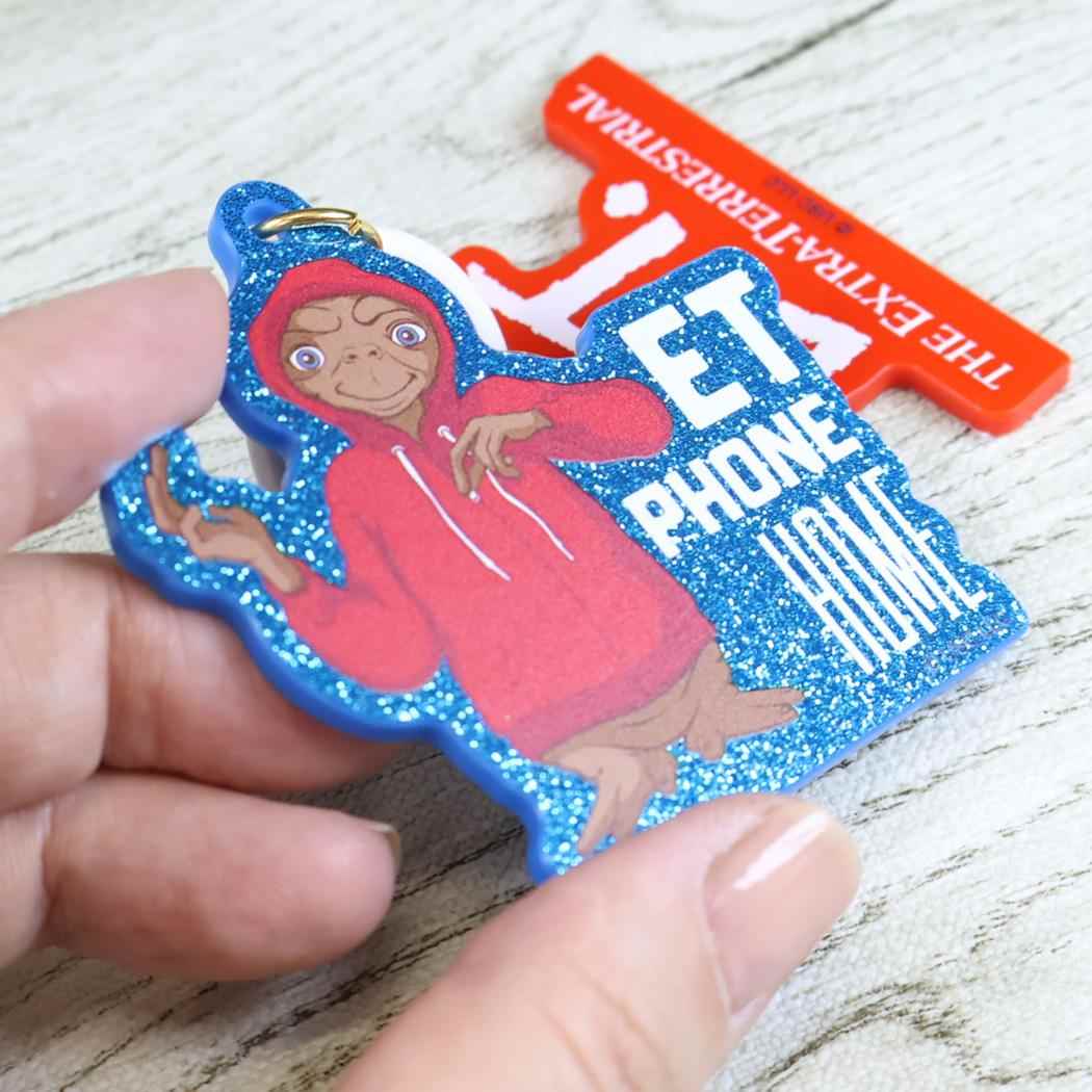 E.T. キーリング カラーアクリルキーホルダー 家に電話 スモールプラネット