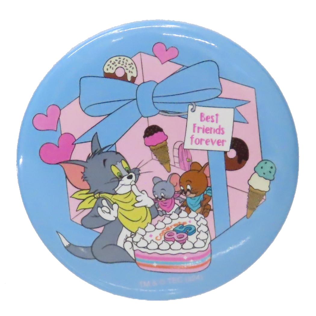 トムとジェリー 缶バッチ 缶バッジ プレゼント ワーナーブラザース スモールプラネット アクセサリー かわいい キャラクター グッズ メール便可 シネマコレクション