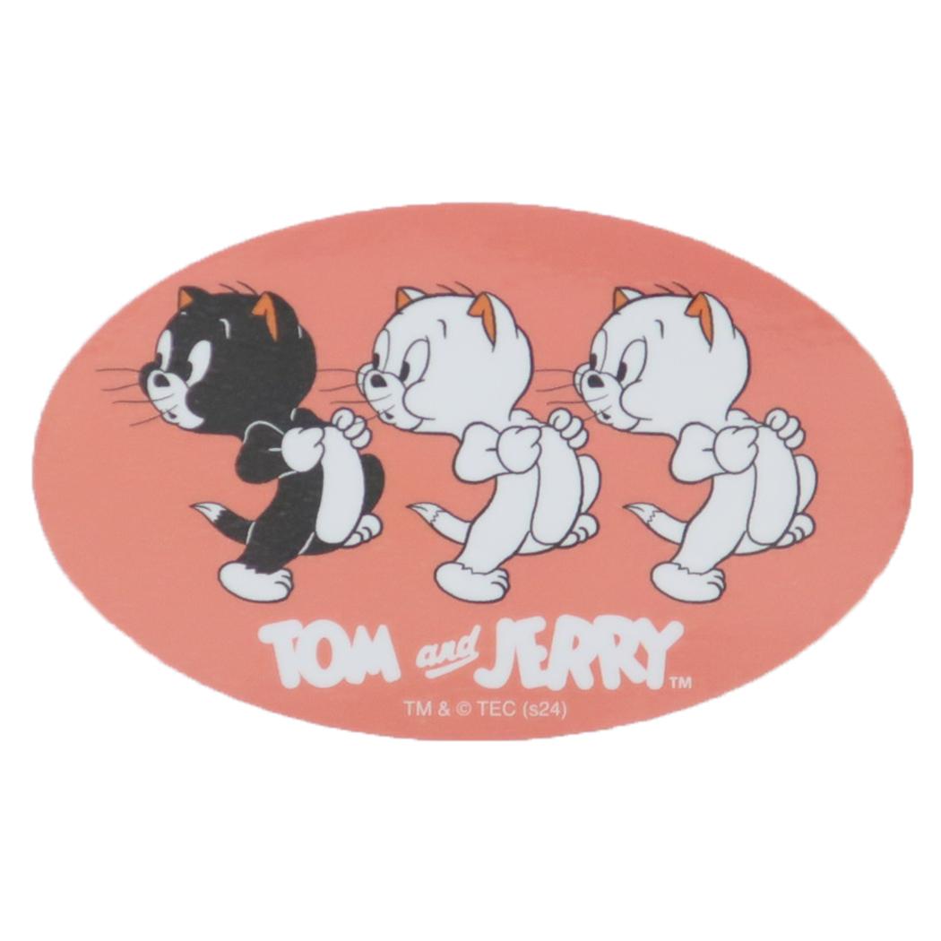 トムとジェリー ダイカットシール キャラクターステッカー 振り返る ワーナーブラザース スモールプラネット ダイカットビニールステッカー デコシール 耐水性 キャラクター グッズ メール便可 シネマコレクション