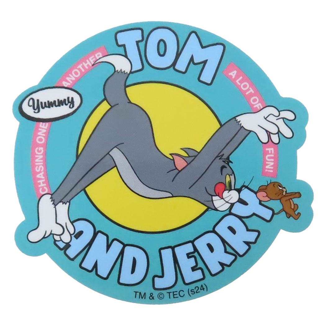 トムとジェリー ダイカットシール キャラクターステッカー とびつく ワーナーブラザース スモールプラネット ダイカットビニールステッカー デコシール 耐水性 キャラクター グッズ メール便可 シネマコレクション
