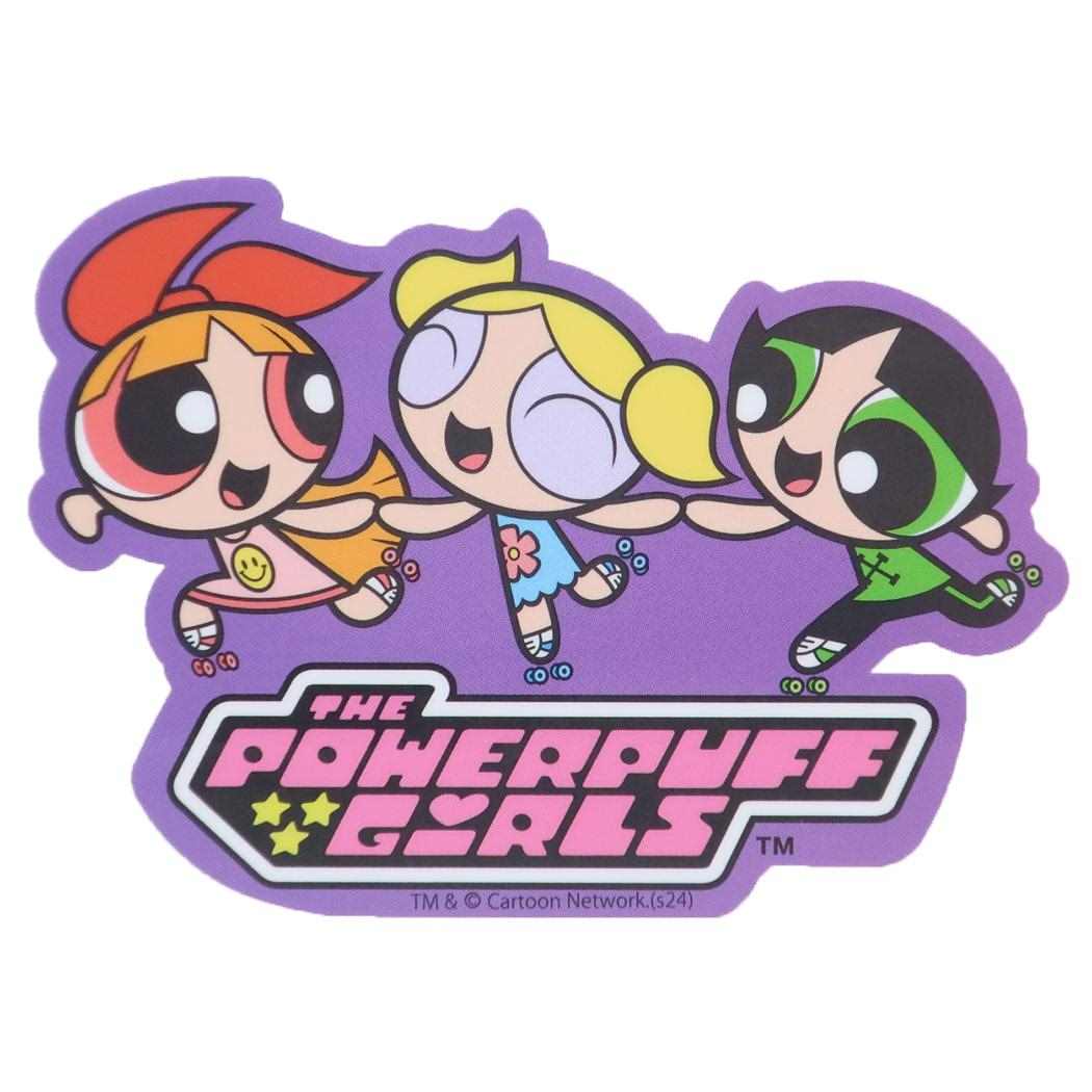 パワーパフガールズ ダイカットシール キャラクターステッカー ローラースケート PU スモールプラネット ダイカットビニールステッカー デコシール 耐水性 キャラクター グッズ メール便可 シネマコレクション