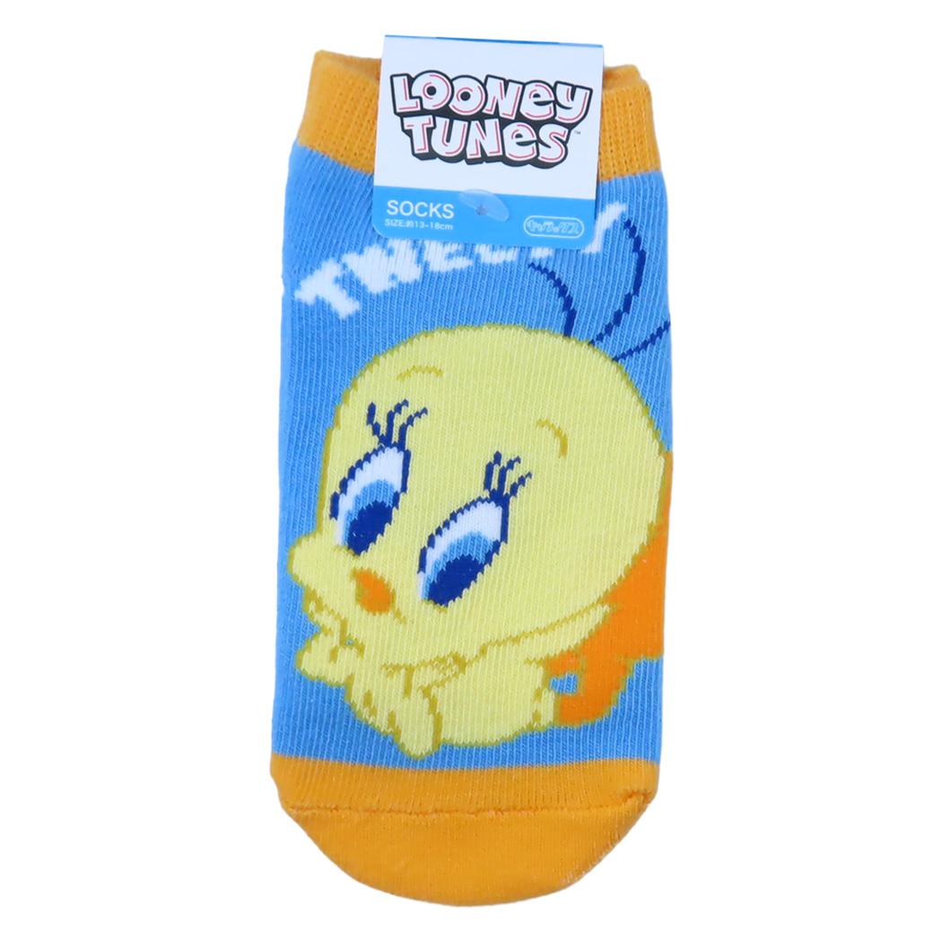 ルーニーテューンズ 子ども用靴下 キッズソックス ほおづえ LOONEY TUNES スモールプラネット キャラックス 子供 キャラクター グッズ メール便可 シネマコレクション